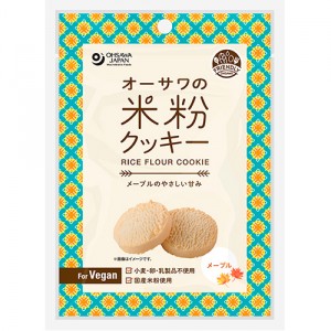 オーサワの米粉クッキー(メープル)60g